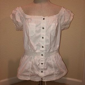 Guess cinched waist top